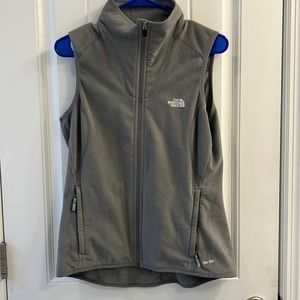 Grey North Face vest